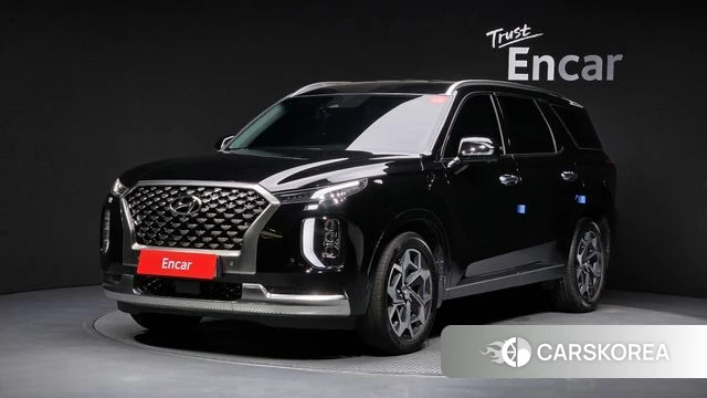 Hyundai Palisade 2021 Черный из Кореи
