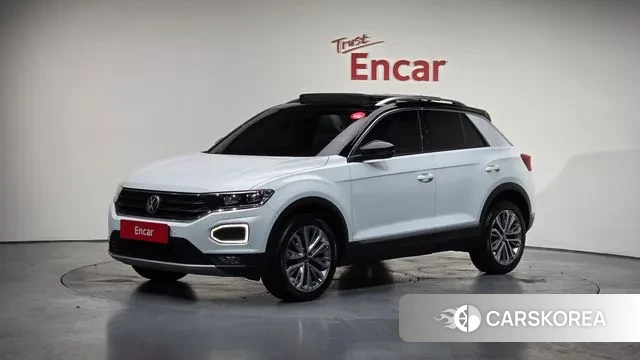Volkswagen T-Roc 2021 Белый из Кореи