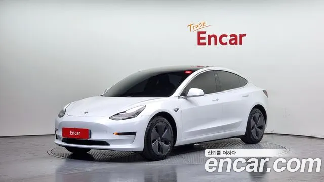 Tesla Model 3 2020 Белый из Кореи