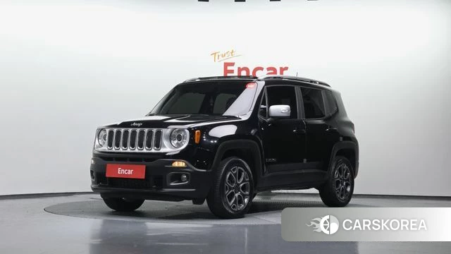 Jeep Renegade 2018 Черный из Кореи