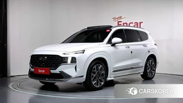 Hyundai The New Santa Fe 2022 Белый из Кореи