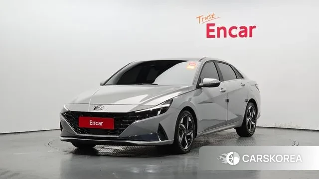 Hyundai Avante (CN7) 2021 Серебристо-серый из Кореи