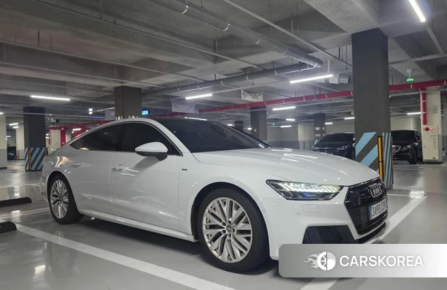 Audi A7 (4K) 2021 Белый из Кореи
