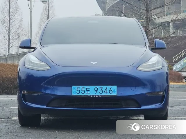 Tesla Model Y 2022 Синий из Кореи