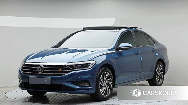 Volkswagen 7th Generation of Jetta 2021 Синий из Кореи