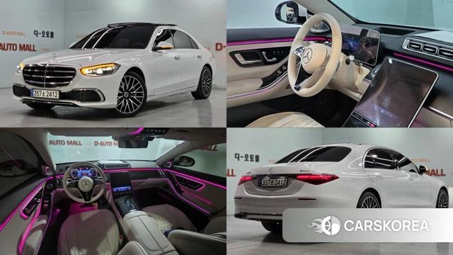 Mercedes-Benz S-Class W223 2024 Белый из Кореи