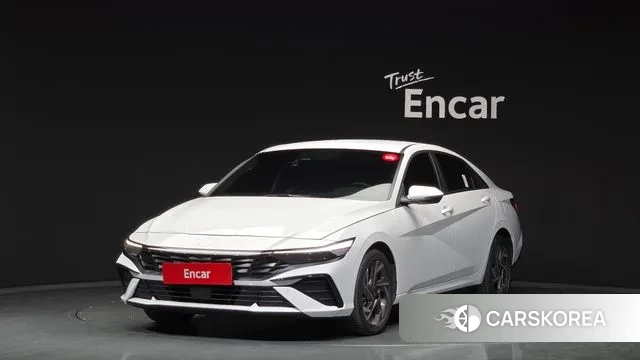 Hyundai The New Avante Hybrid (CN7) 2023 Белый из Кореи