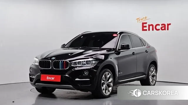 BMW X6 (F16) 2018 Черный из Кореи