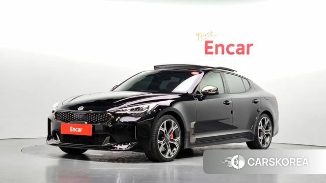 Kia Stinger 2018 Черный из Кореи