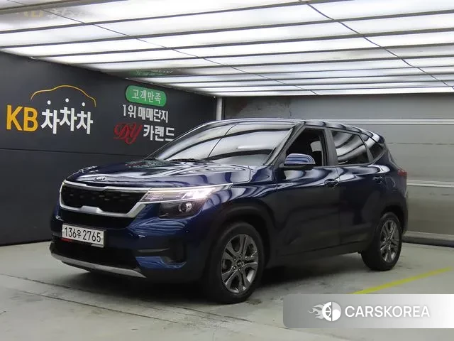 Kia Seltos 2021 Синий из Кореи