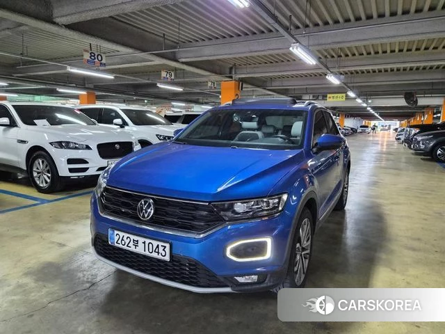 Volkswagen T-Roc 2021 Синий из Кореи