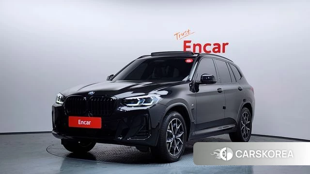 BMW X3 (G01) 2022 Черный из Кореи