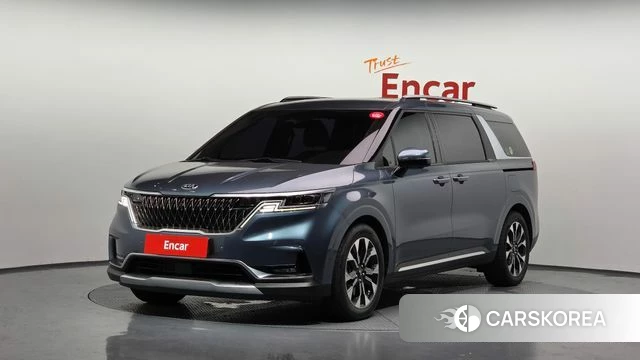 Kia Carnival 4th generation 2021 Небесно-голубой из Кореи
