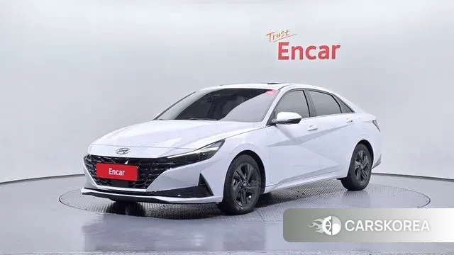 Hyundai Avante (CN7) 2022 Белый из Кореи