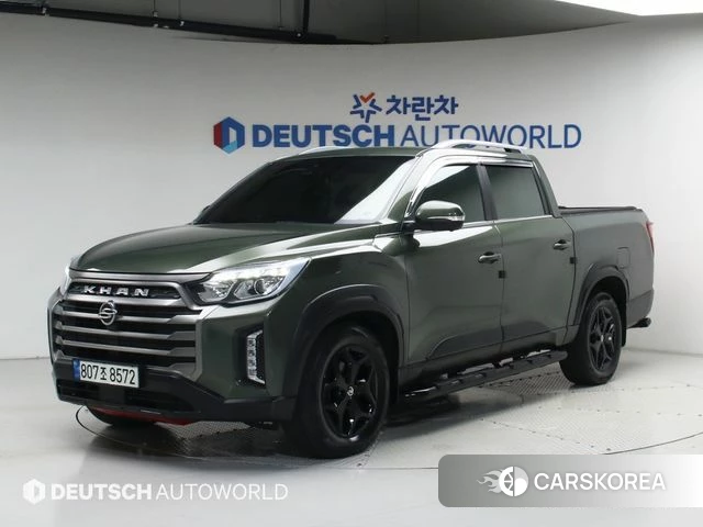 Ssangyong The New Rexton Sports Cannes 2022 Темно-зеленый из Кореи