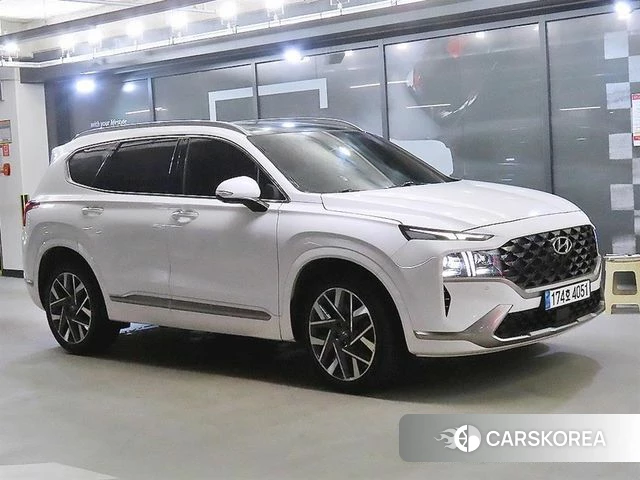 Hyundai The New Santa Fe 2023 Белый из Кореи