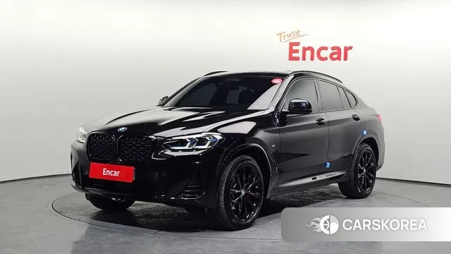 BMW X4 (G02) 2022 Черный из Кореи