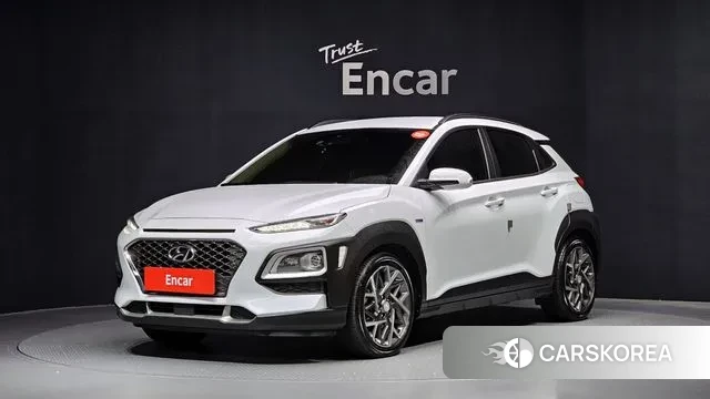 Hyundai Kona Hybrid 2020 Белый из Кореи