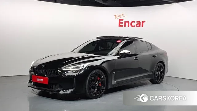 Kia Stinger 2018 Черный из Кореи