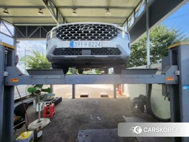 Hyundai The New Santa Fe 2022 Белый из Кореи