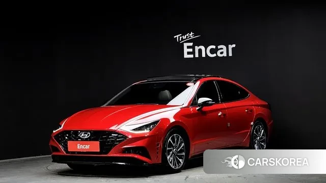 Hyundai Sonata (DN8) 2021 Красный из Кореи