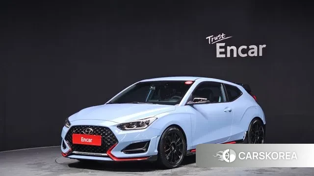 Hyundai Veloster (JS) 2018 Небесно-голубой из Кореи