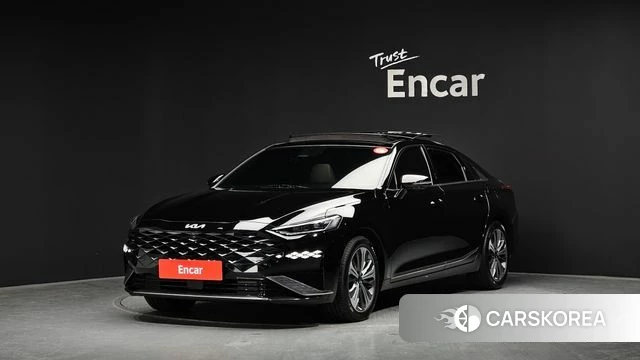 Kia K8 Hybrid 2023 Черный из Кореи