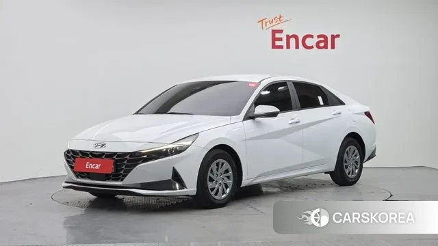 Hyundai Avante (CN7) 2022 Белый из Кореи