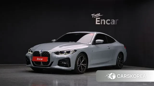 BMW 4 Series (G22) 2022 Серебристо-серый из Кореи