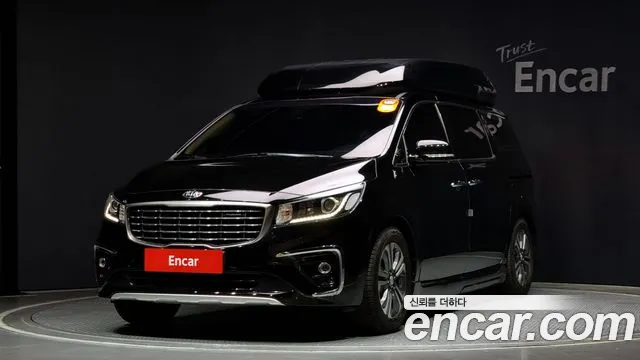 Kia The New Carnival 2019 Черный из Кореи