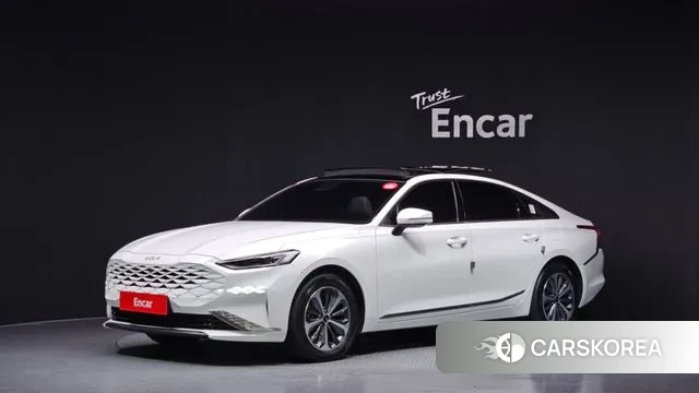 Kia K8 Hybrid 2021 Белый из Кореи