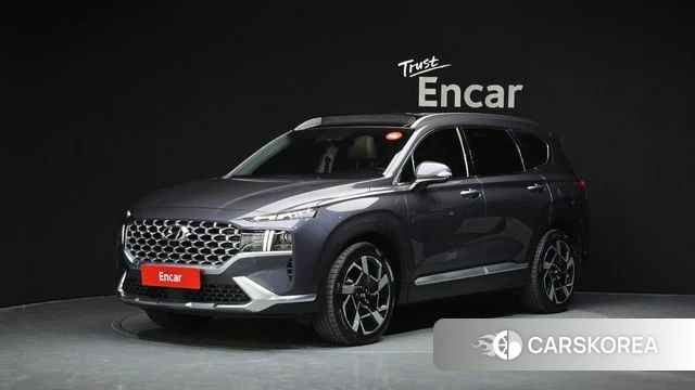 Hyundai The New Santa Fe 2021 Серый из Кореи