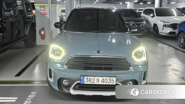 Mini Cooper D Countryman 2021 Небесно-голубой из Кореи