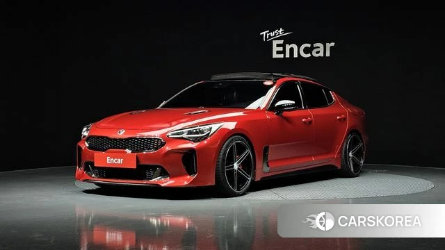 Kia Stinger 2018 Красный из Кореи