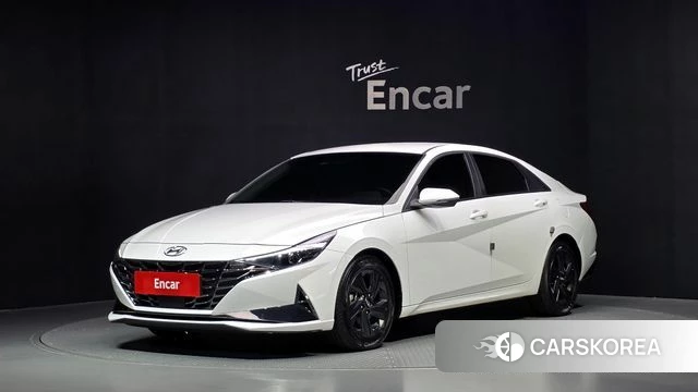 Hyundai Avante (CN7) 2022 Белый из Кореи