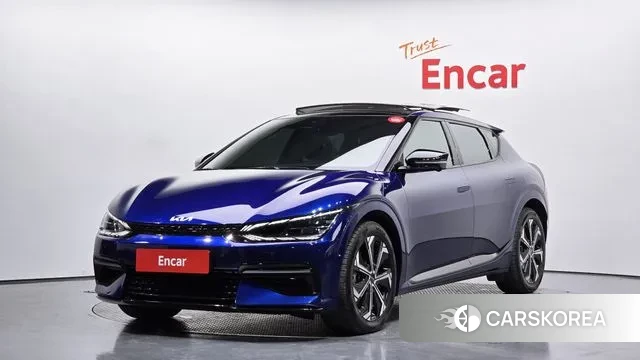 Kia EV6 2022 Синий из Кореи