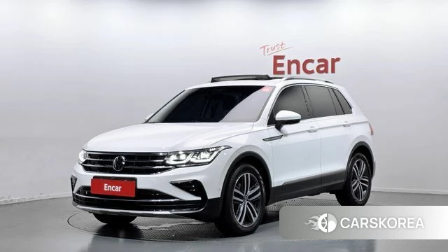 Volkswagen Tiguan second Generation 2022 Белый из Кореи