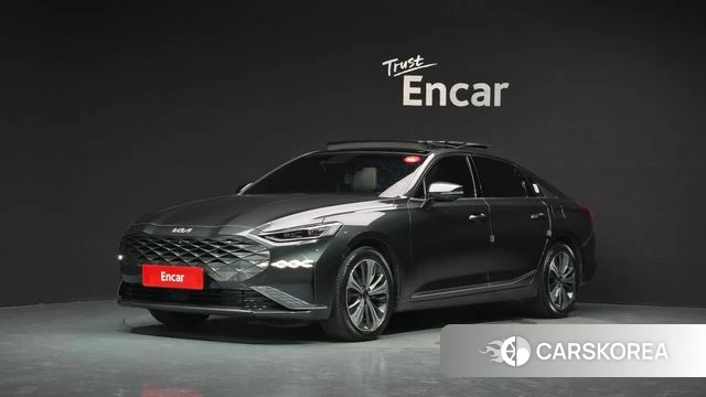 Kia K8 Hybrid 2022 Серый из Кореи