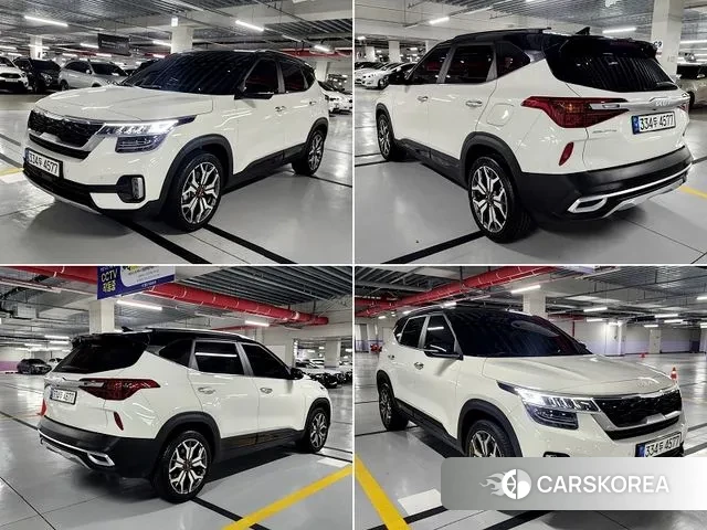 Kia Seltos 2021 Белый из Кореи