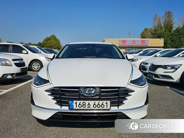 Hyundai Sonata (DN8) 2022 Белый из Кореи