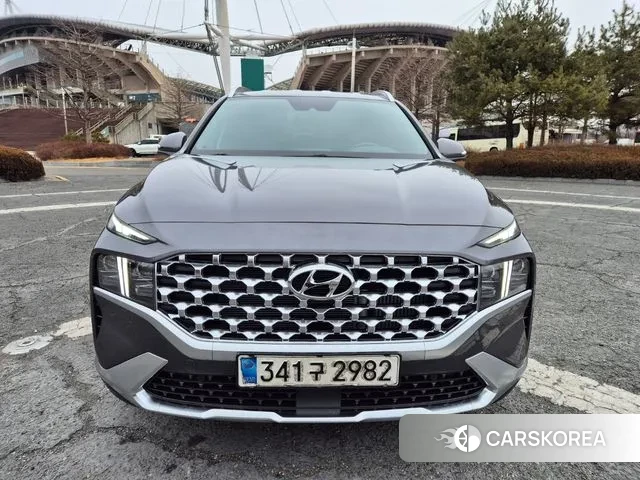 Hyundai The New Santa Fe 2021 Серый из Кореи