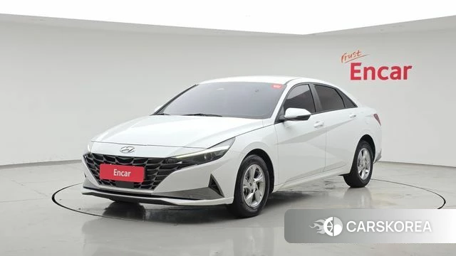 Hyundai Avante (CN7) 2020 Белый из Кореи
