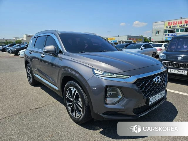 Hyundai Santa Fe TM 2018 Серый из Кореи