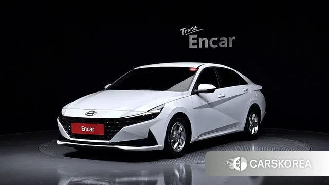 Hyundai Avante (CN7) 2022 Белый из Кореи