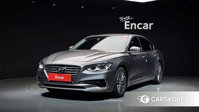 Hyundai Grandeur IG Hybrid 2018 Серебристо-серый из Кореи