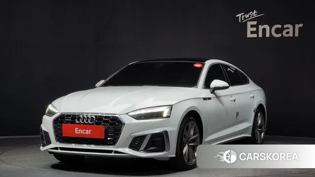 Audi A5 (F5) 2020 Белый из Кореи