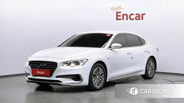 Hyundai Grandeur IG Hybrid 2019 Белый из Кореи