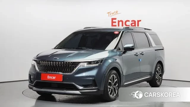 Kia Carnival 4th generation 2020 Небесно-голубой из Кореи