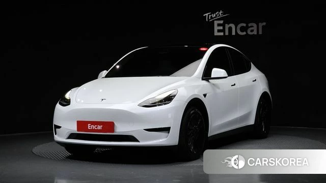 Tesla Model Y 2023 Белый из Кореи