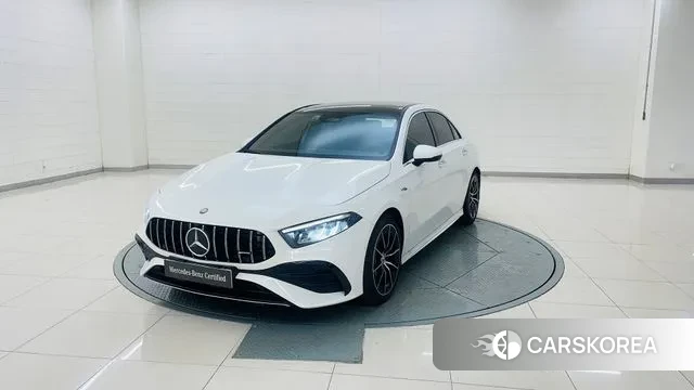 Mercedes-Benz A-Class W177 2024 Белый из Кореи